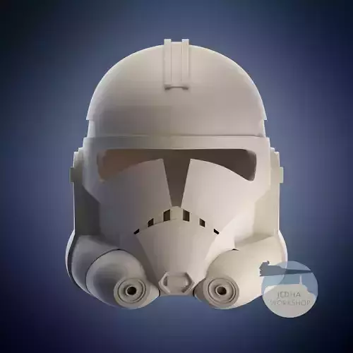 Clone Trooper Phase II Animated Style Clone Wars 3D Print Files