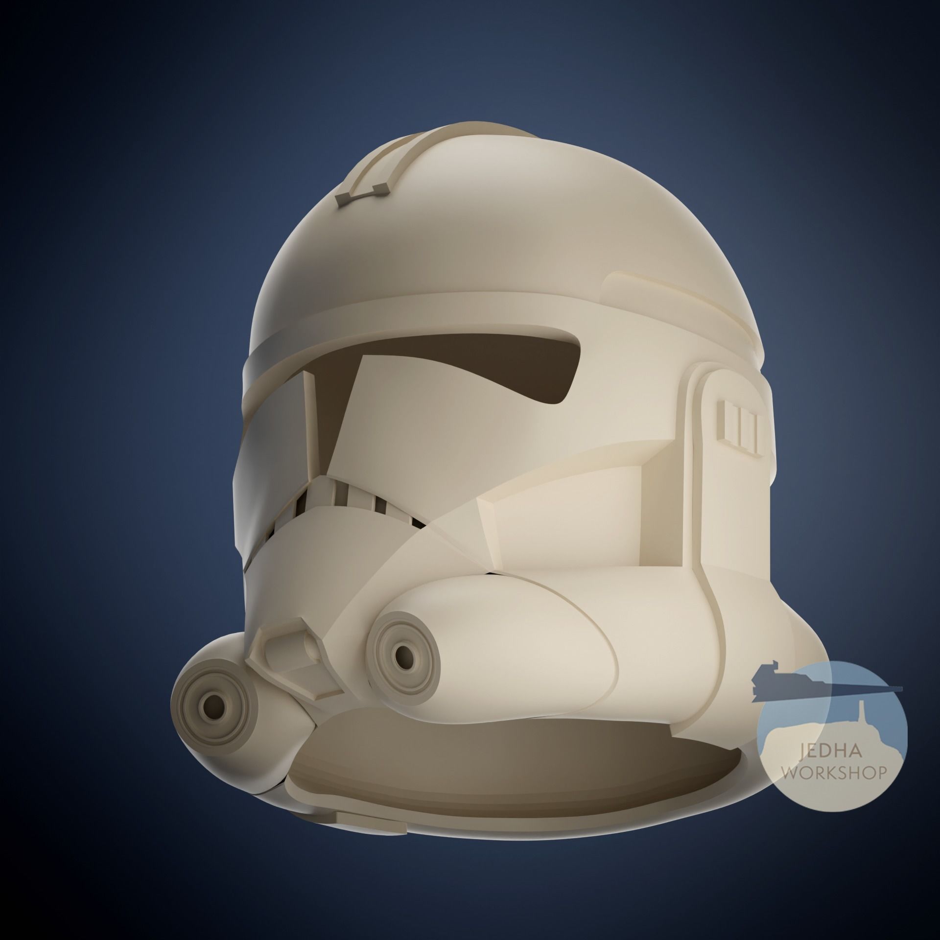 Clone Trooper Phase II Animated Style Clone Wars 3D Print Files 3D print model_2