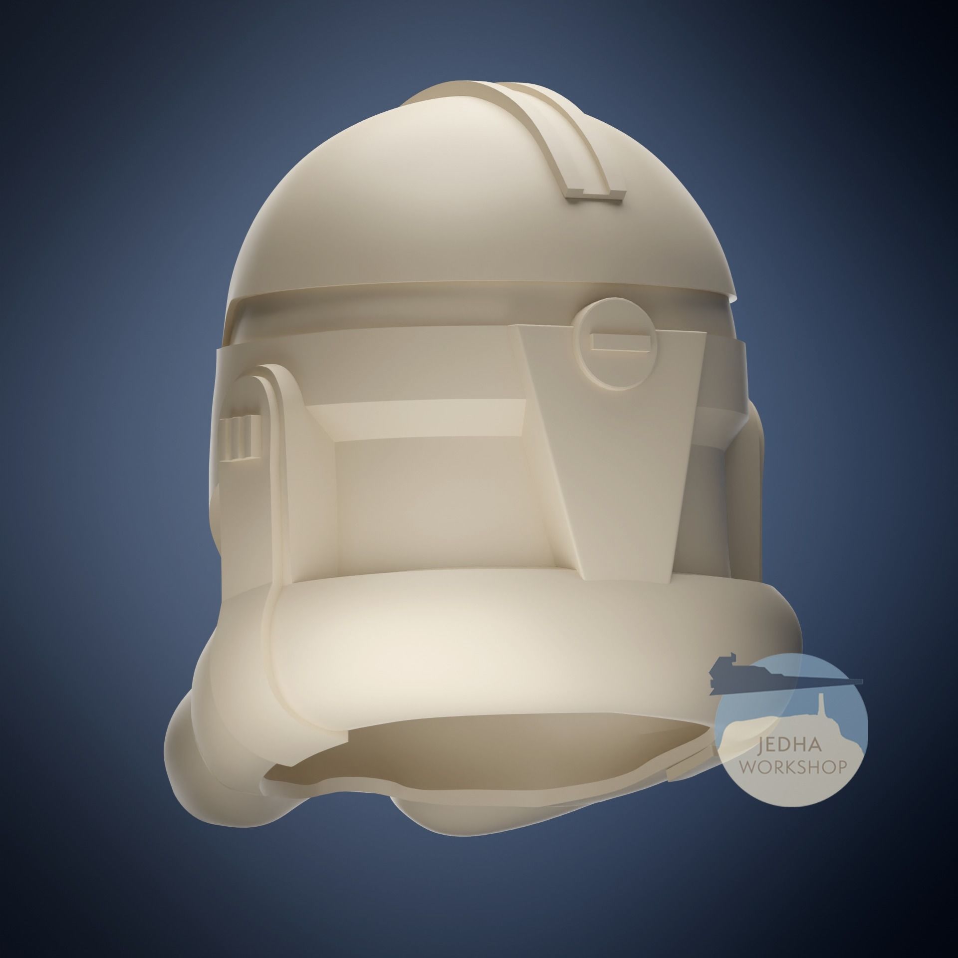 Clone Trooper Phase II Animated Style Clone Wars 3D Print Files 3D print model_3