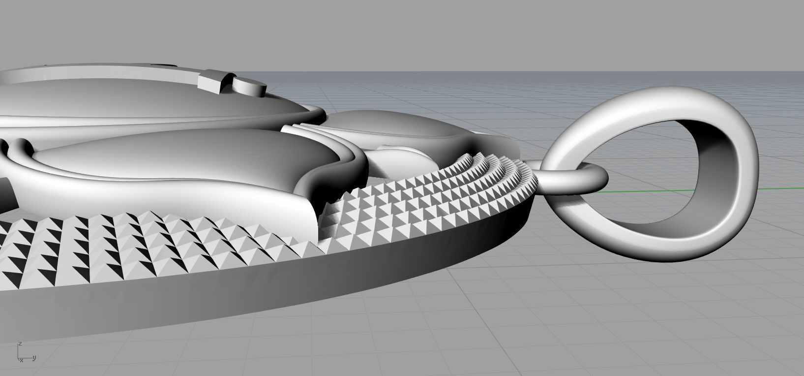 Swadhisthana chakras Pendant 3D model  3D print model_19