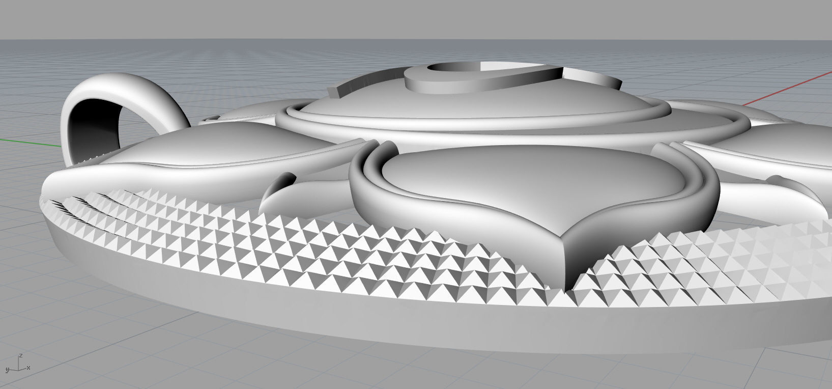 Swadhisthana chakras Pendant 3D model  3D print model_20