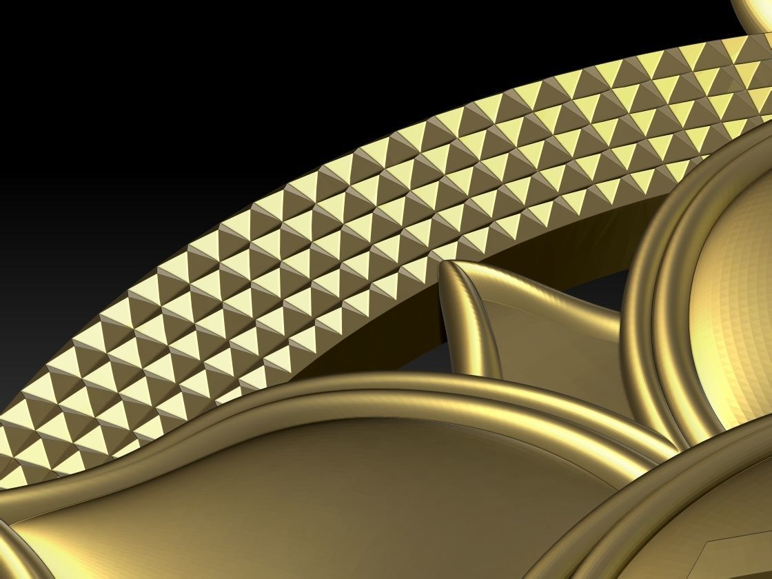 Swadhisthana chakras Pendant 3D model  3D print model_5