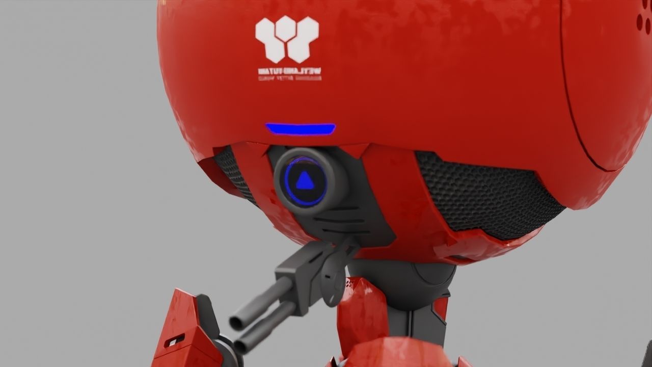 OCTOPUS DROID  rigged  3D model_18