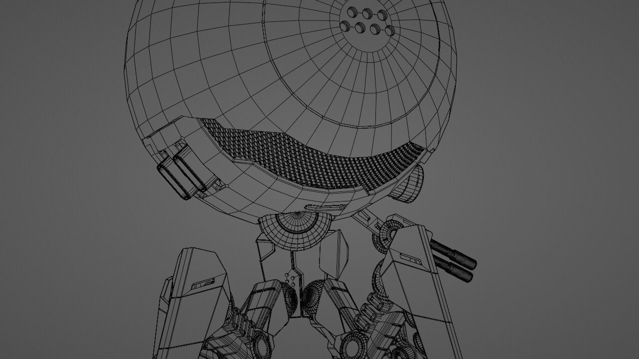 OCTOPUS DROID  rigged  3D model_40