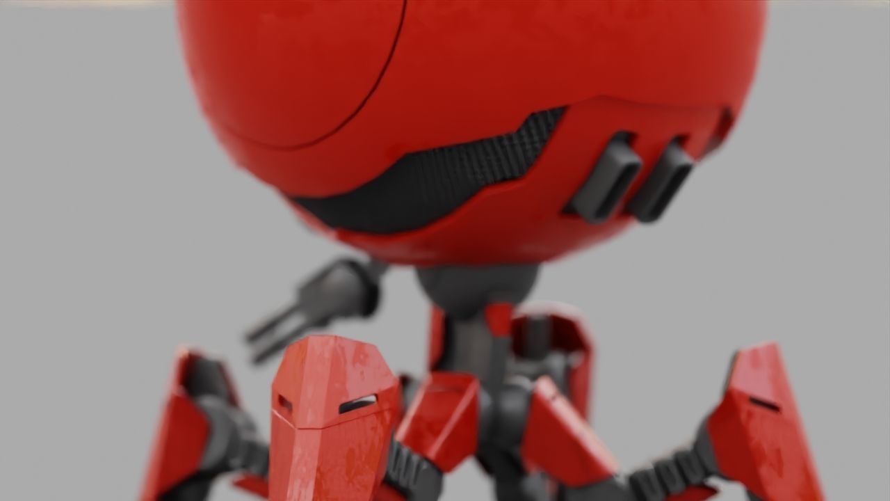 OCTOPUS DROID  rigged  3D model_23