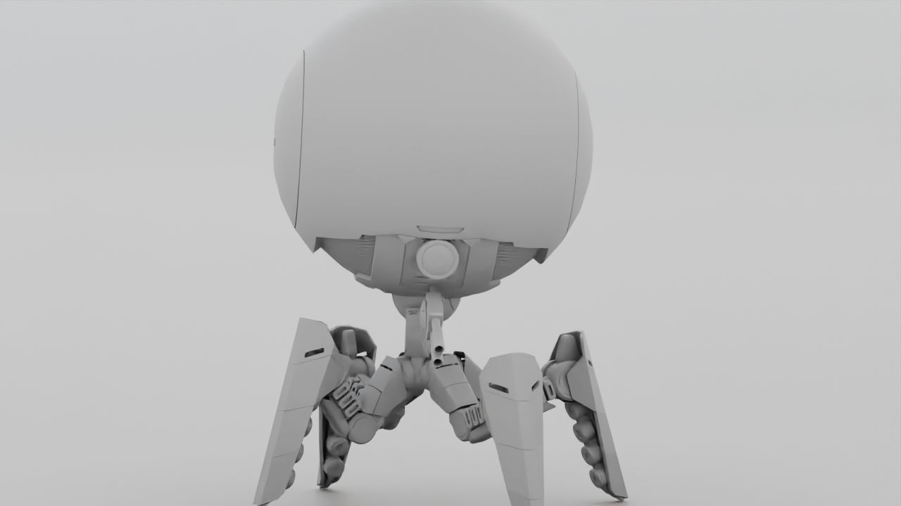 OCTOPUS DROID  rigged  3D model_42