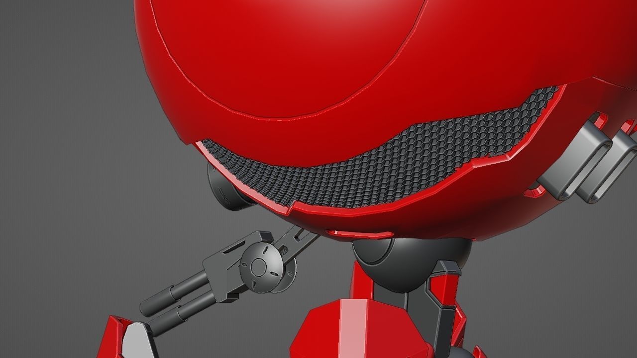 OCTOPUS DROID  rigged  3D model_32