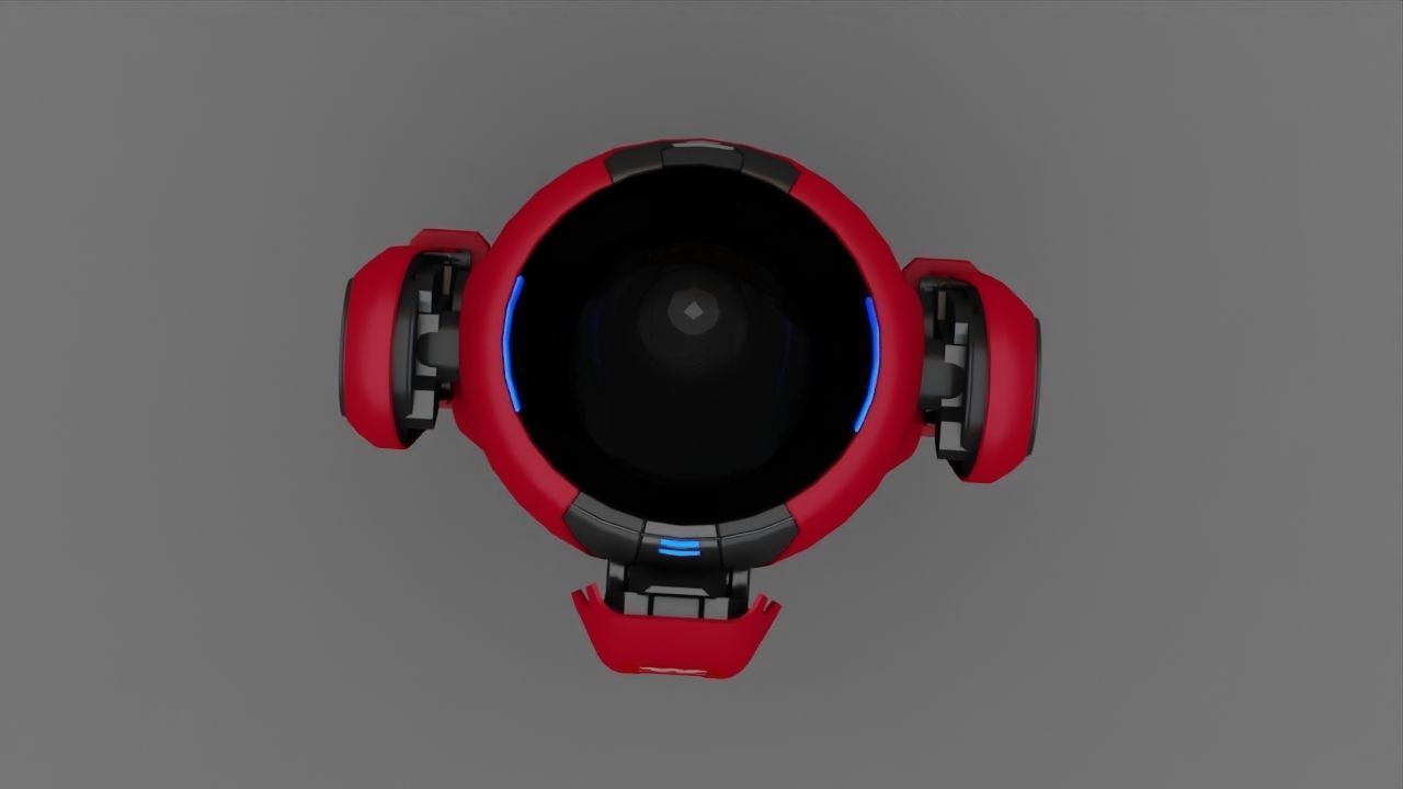 OCTOPUS DROID  rigged  3D model_36