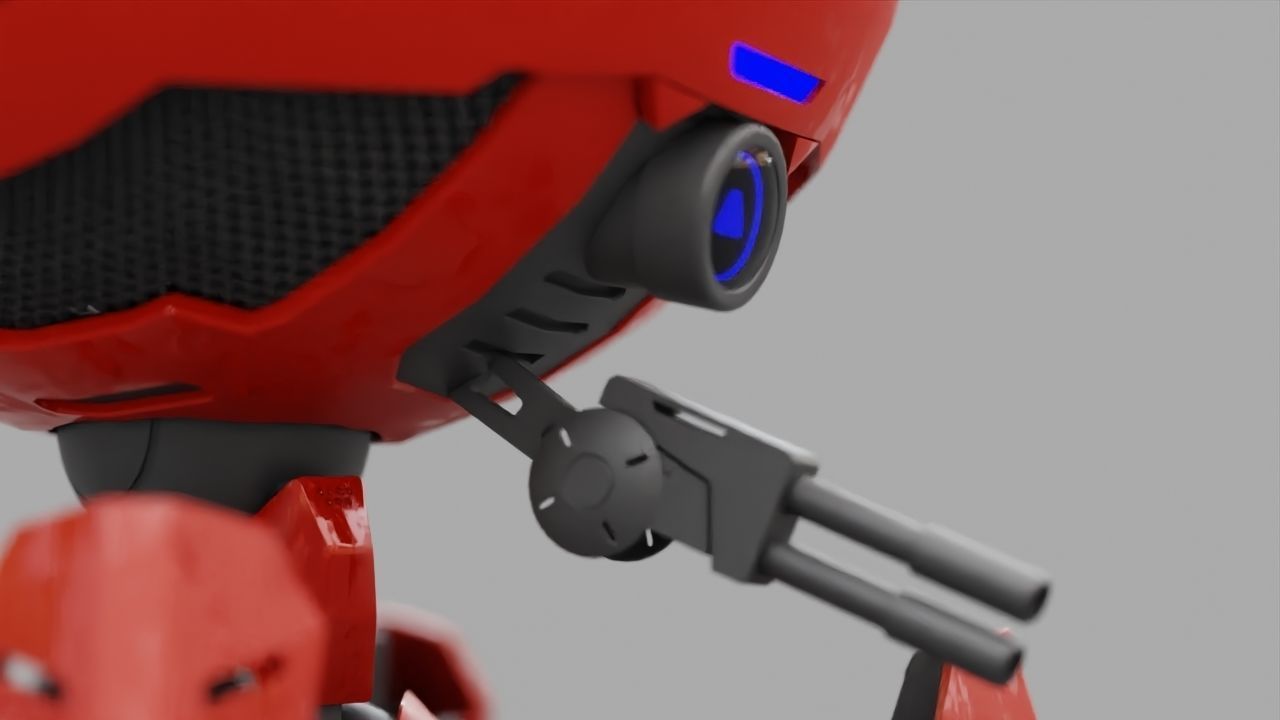 OCTOPUS DROID  rigged  3D model_20