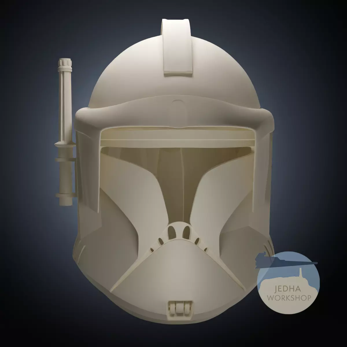 Star Wars General Obi Wan Kenobi Phase I Helmet 3D print Files 3D print model_0