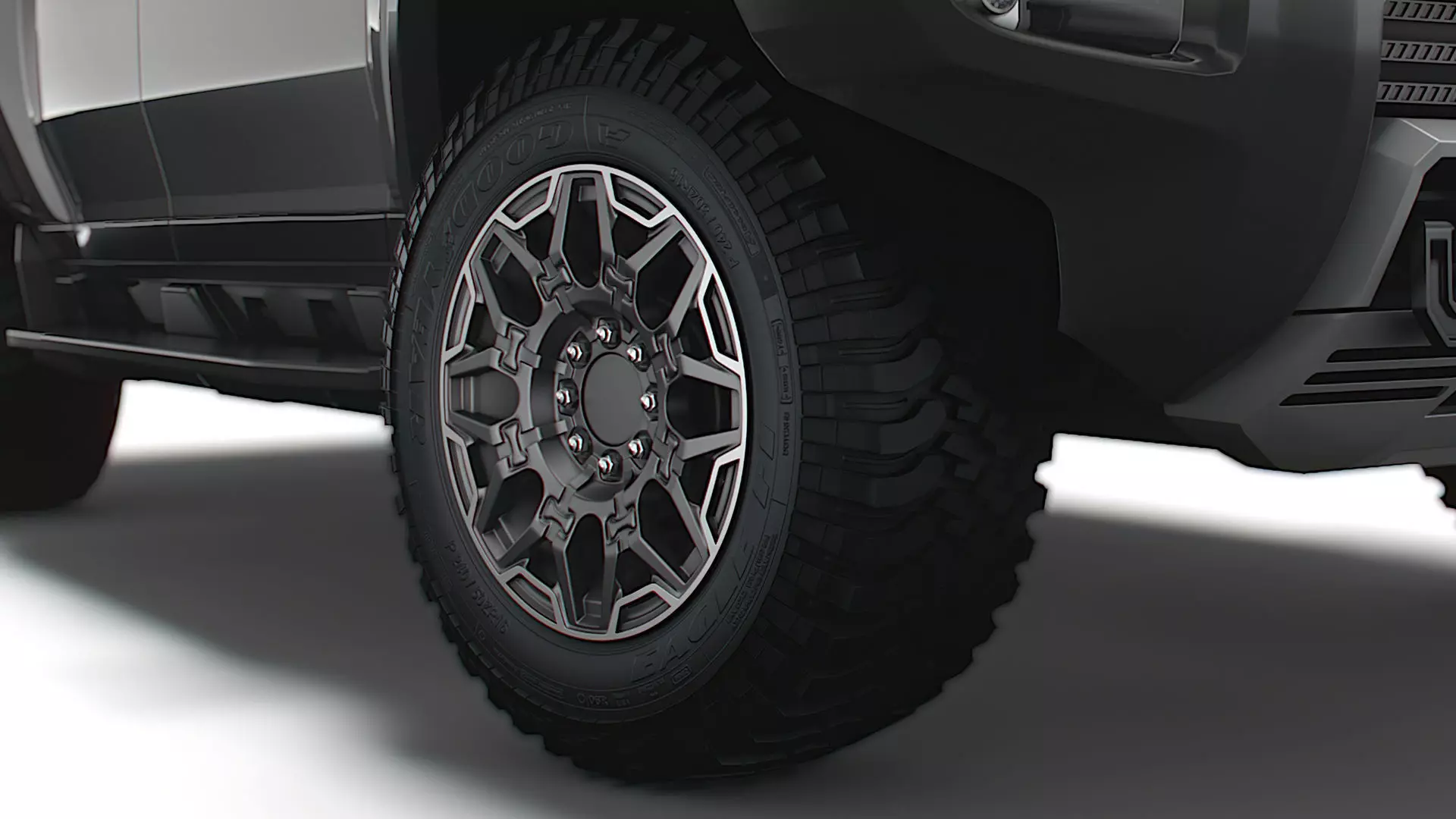 GMC Hummer EV Pickup Edition 1 2022 wheel 3D model