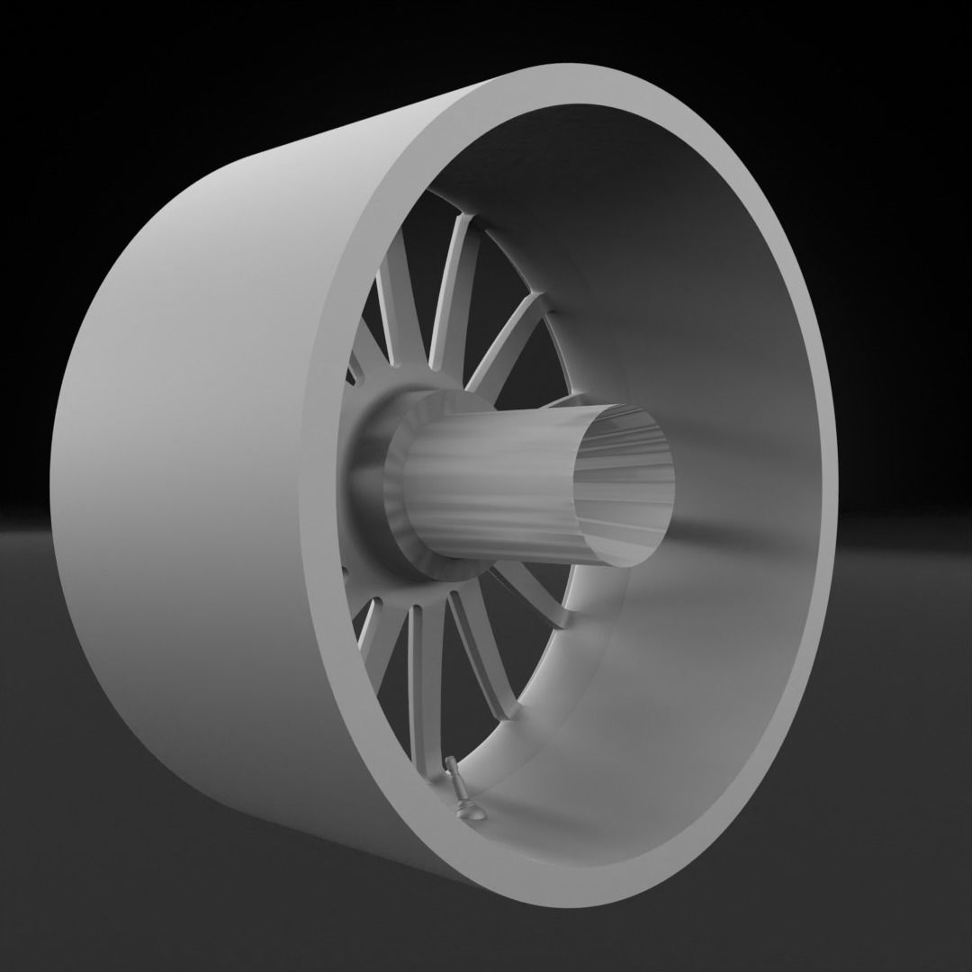 Vossen VPS 305 Style Wheel 3D print model_2
