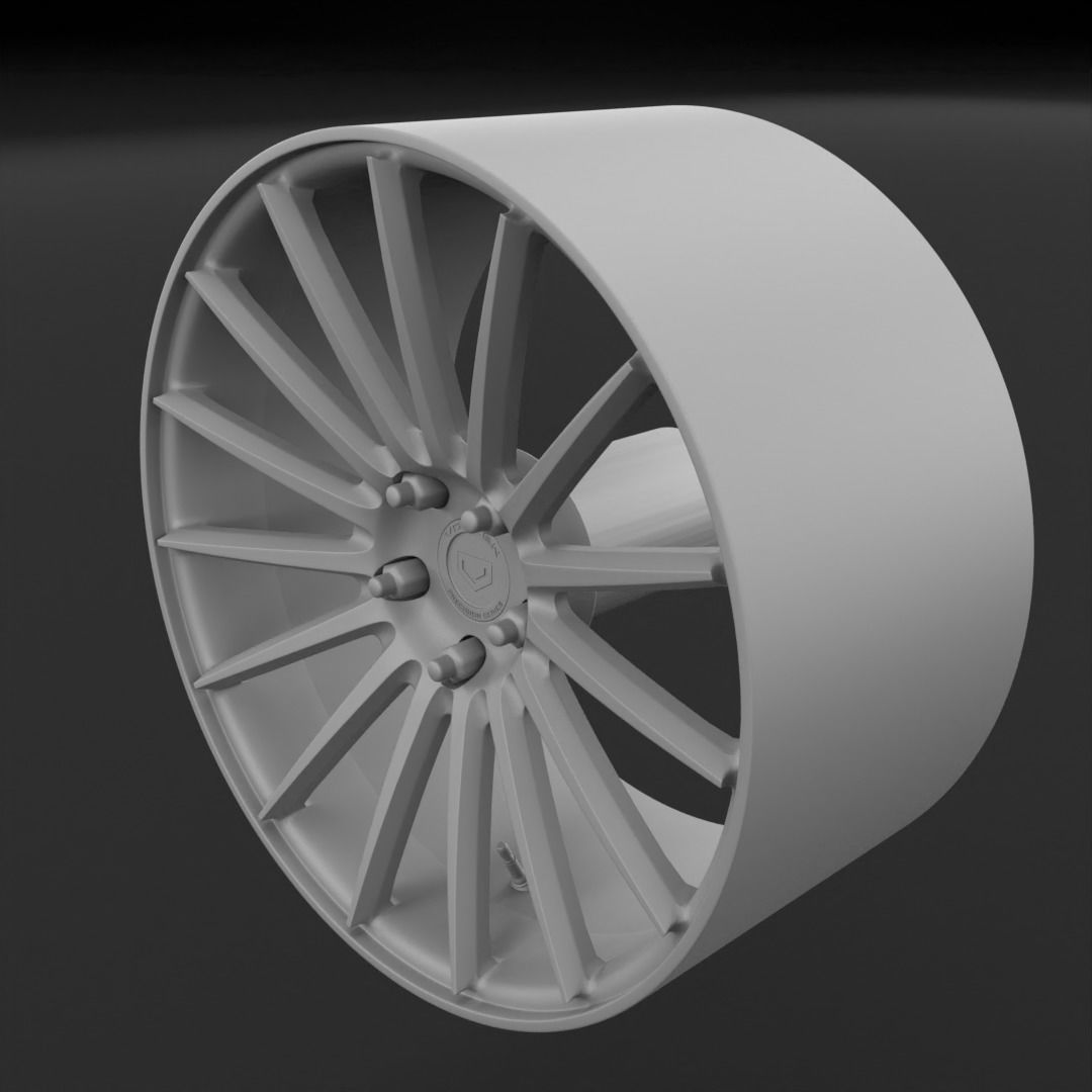 Vossen VPS 305 Style Wheel 3D print model_3