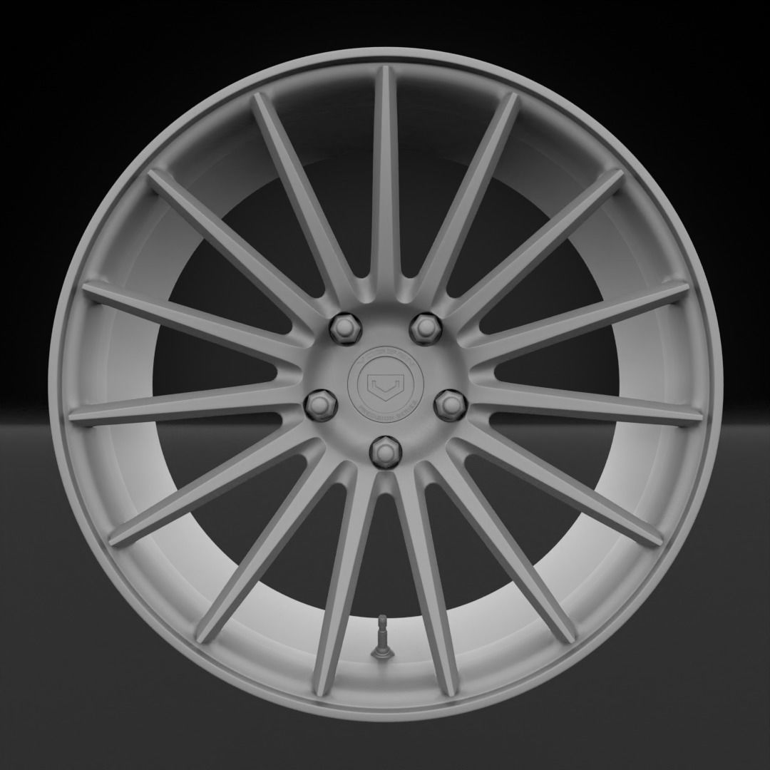 Vossen VPS 305 Style Wheel 3D print model_1
