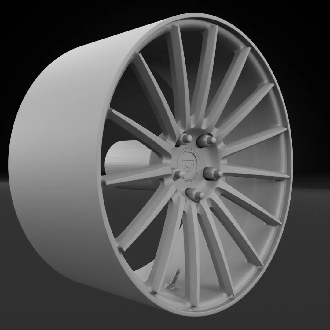 Vossen VPS 305 Style Wheel 3D print model_0