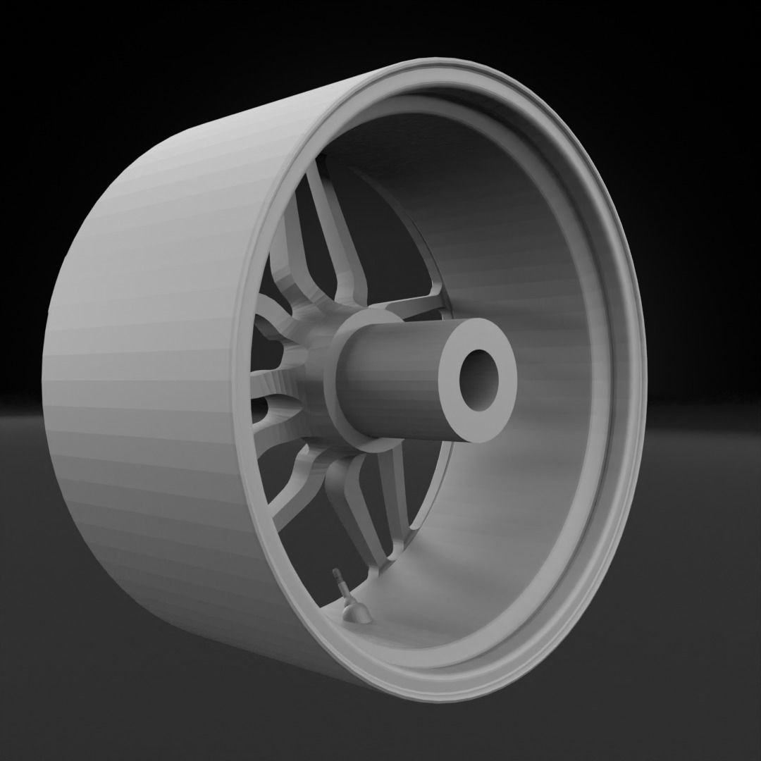 Vossen HC2 Style Wheel 3D print model_2