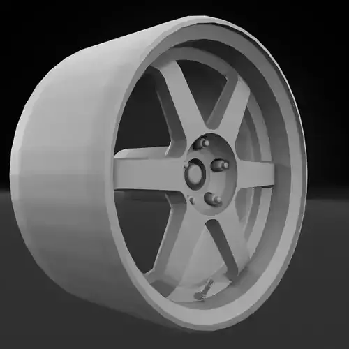 Volk TE37 Style Wheel