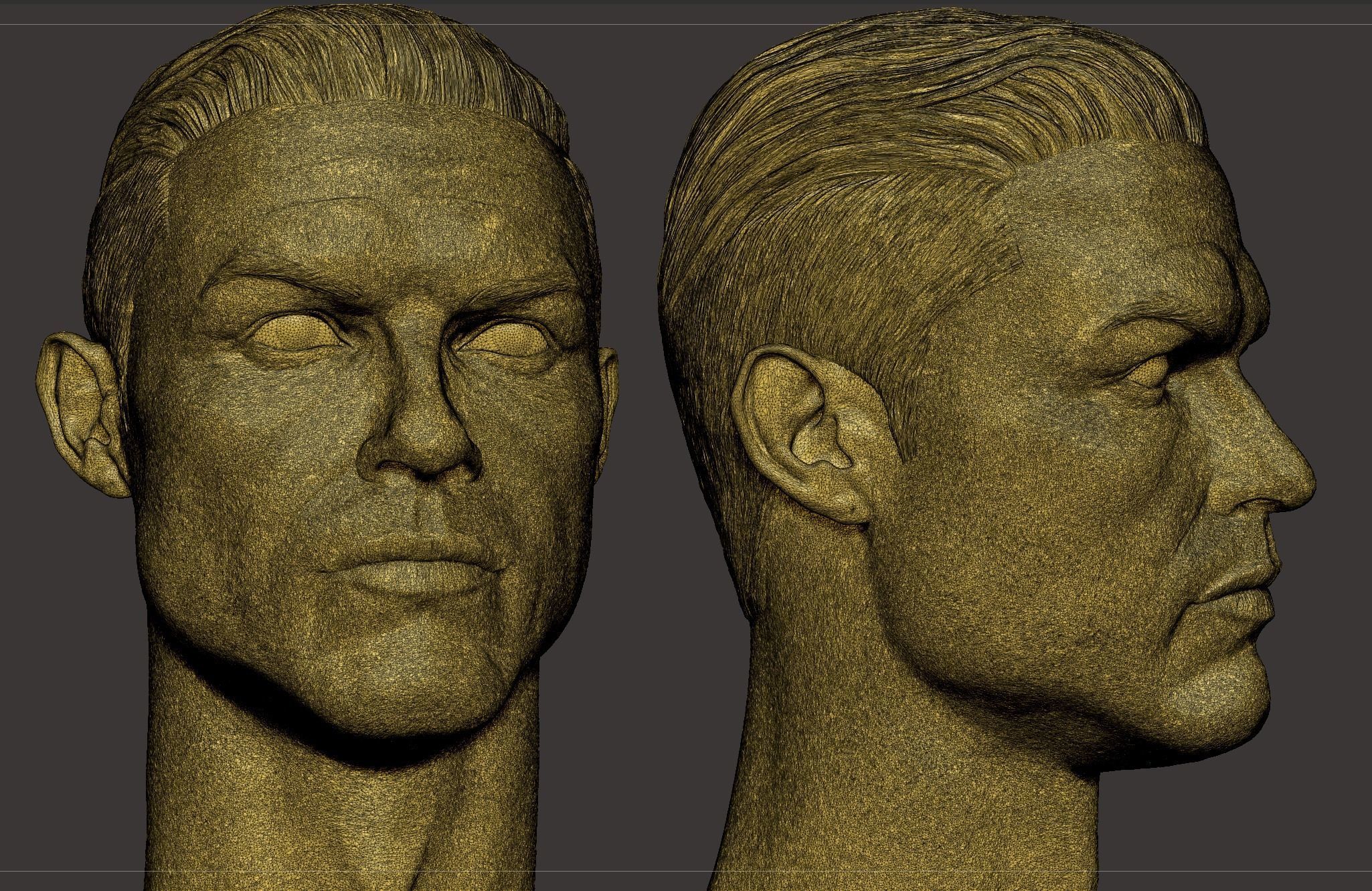 Cristiano Ronaldo Head 3D print model_11