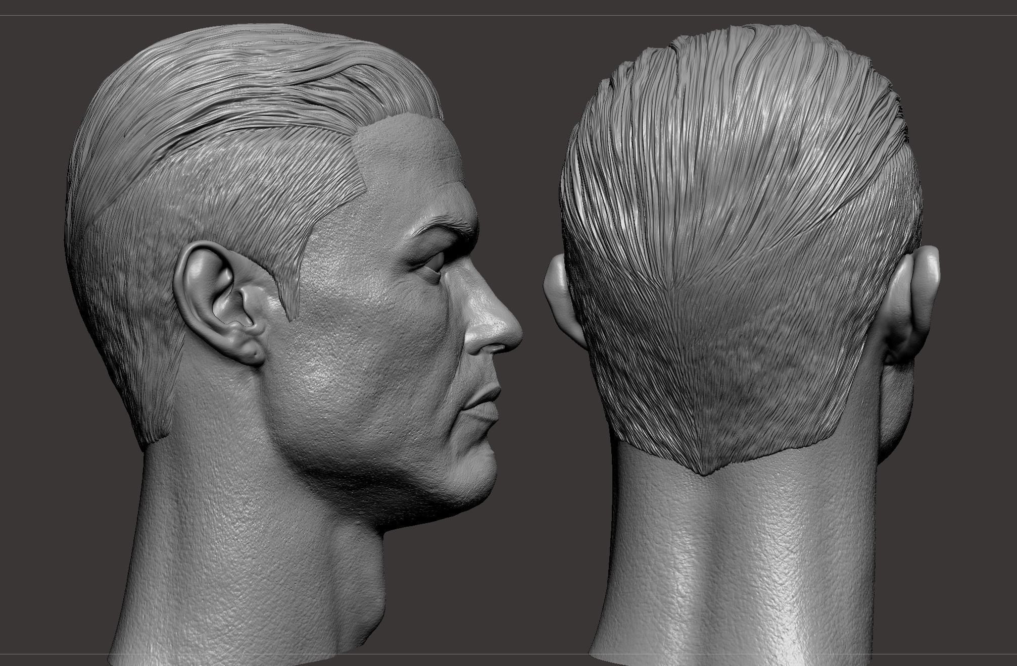 Cristiano Ronaldo Head 3D print model_7