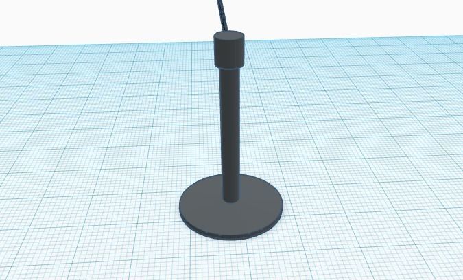 Retractable Stanchion Free low-poly 3D model_1
