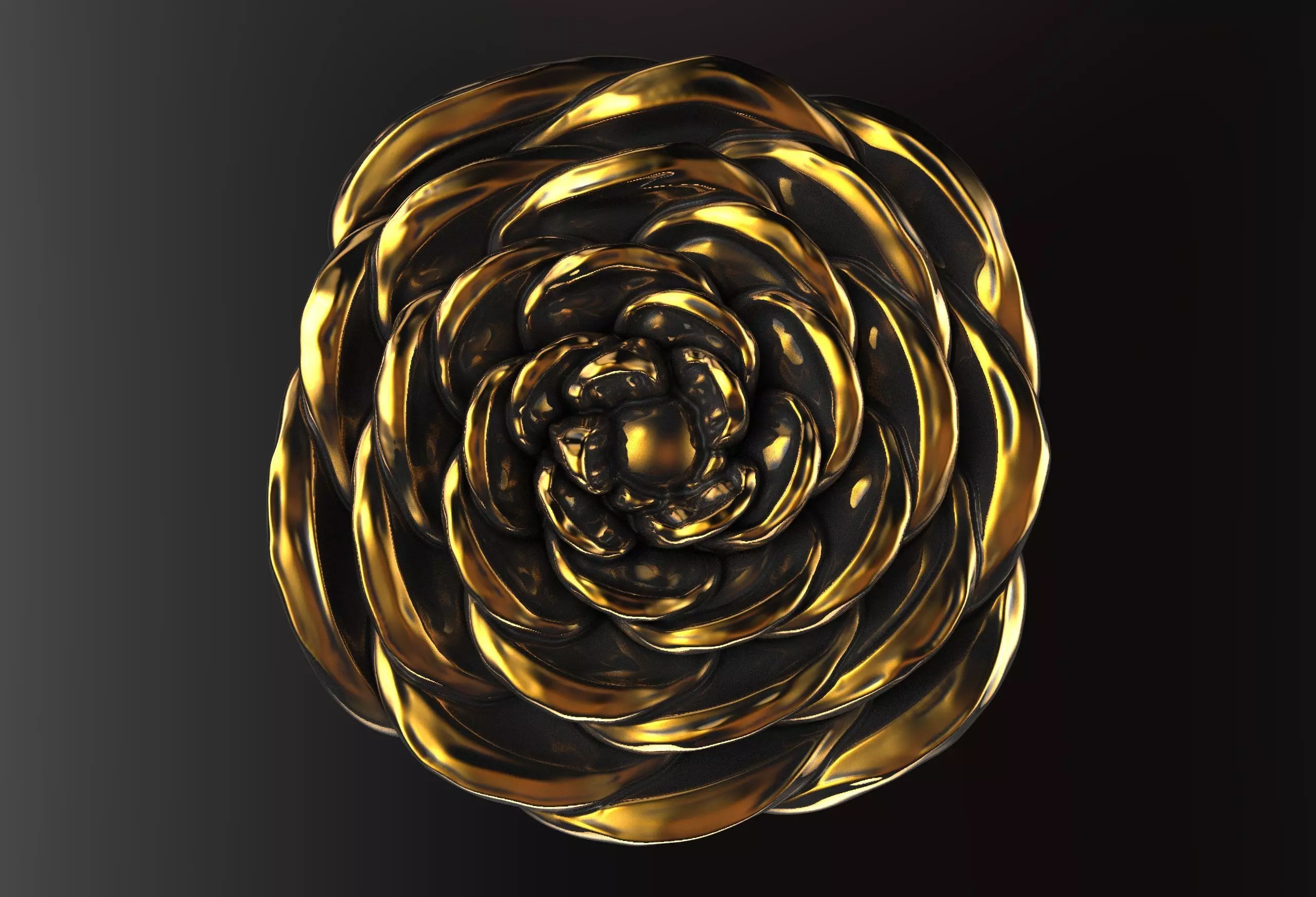 Amazing Rose Pendant Earring 3d print model 3D print model_0