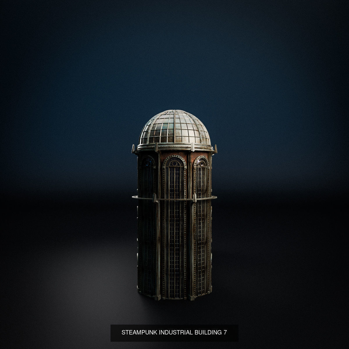 STEAMPUNK INDUSTRIAL BUILDING PACK 3D Model Collection_6