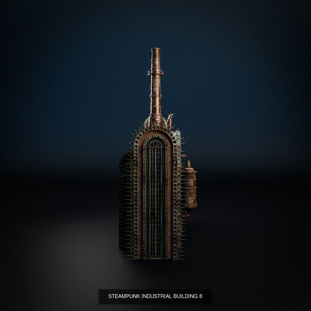 STEAMPUNK INDUSTRIAL BUILDING PACK 3D Model Collection_8