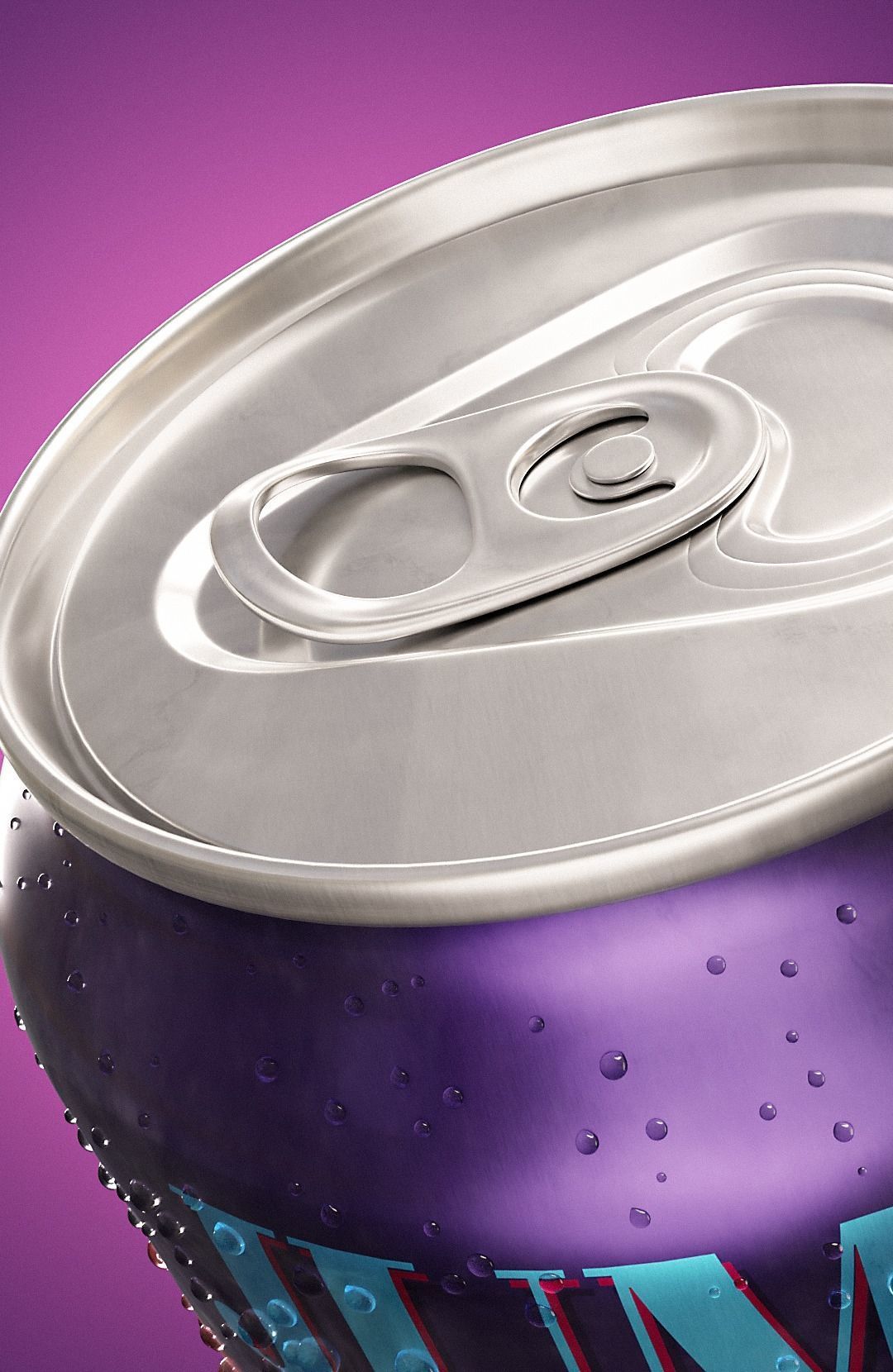  330ml Beverage Can with Drops 3D model_7