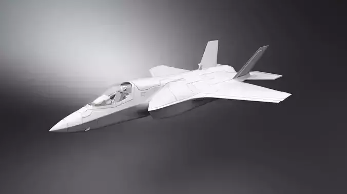 F35B Lightning II scale model 3D print model