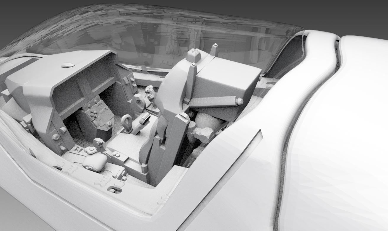 F35B Lightning II scale model 3D print model_8