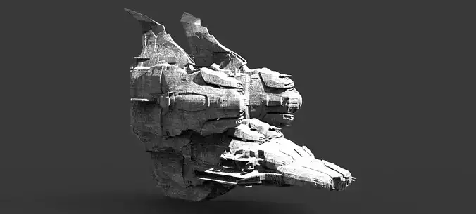 Moon Ship Trecker4 3D model