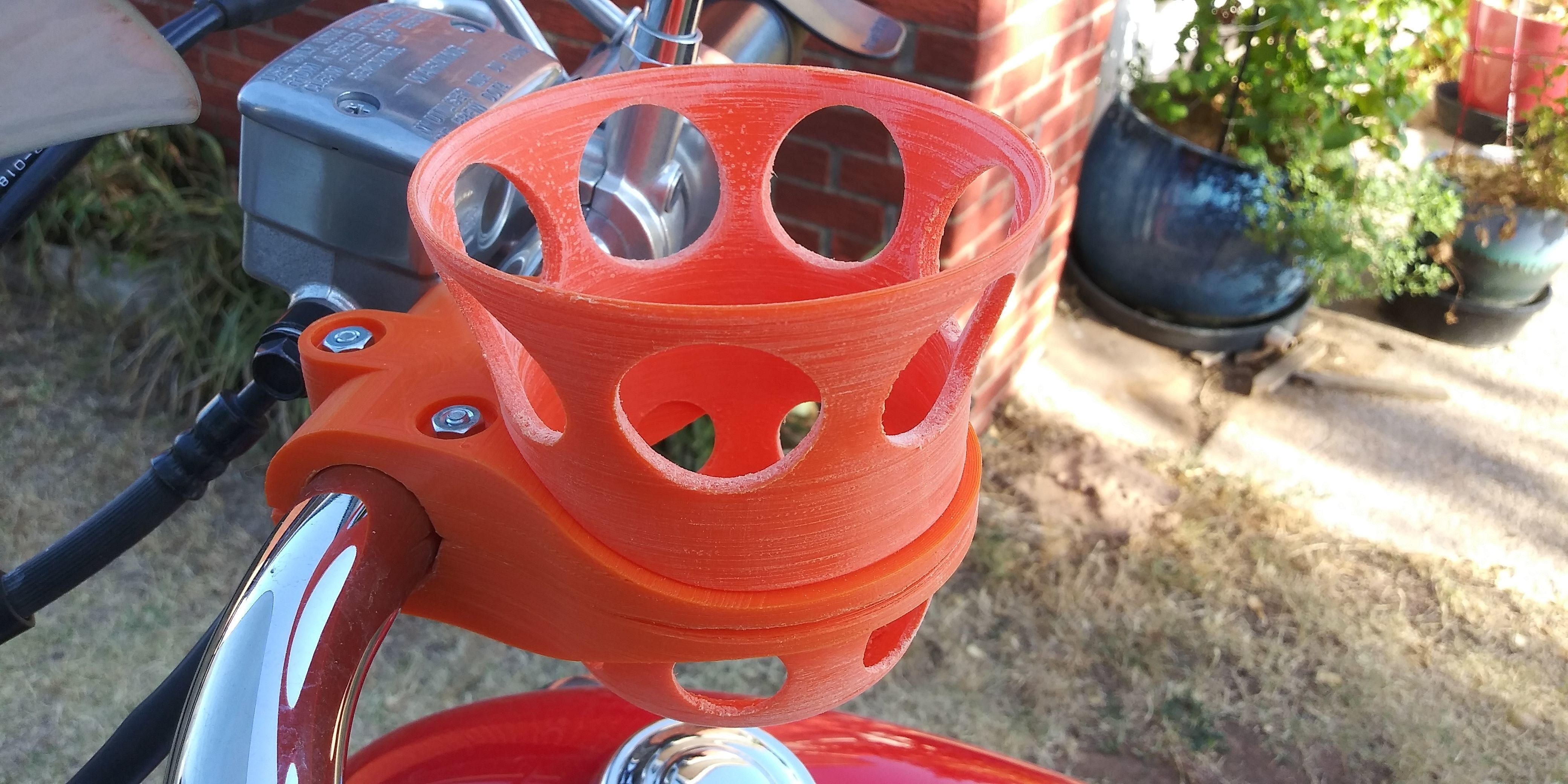 Handlebar cup holder 3D model 3D printable CGTrader