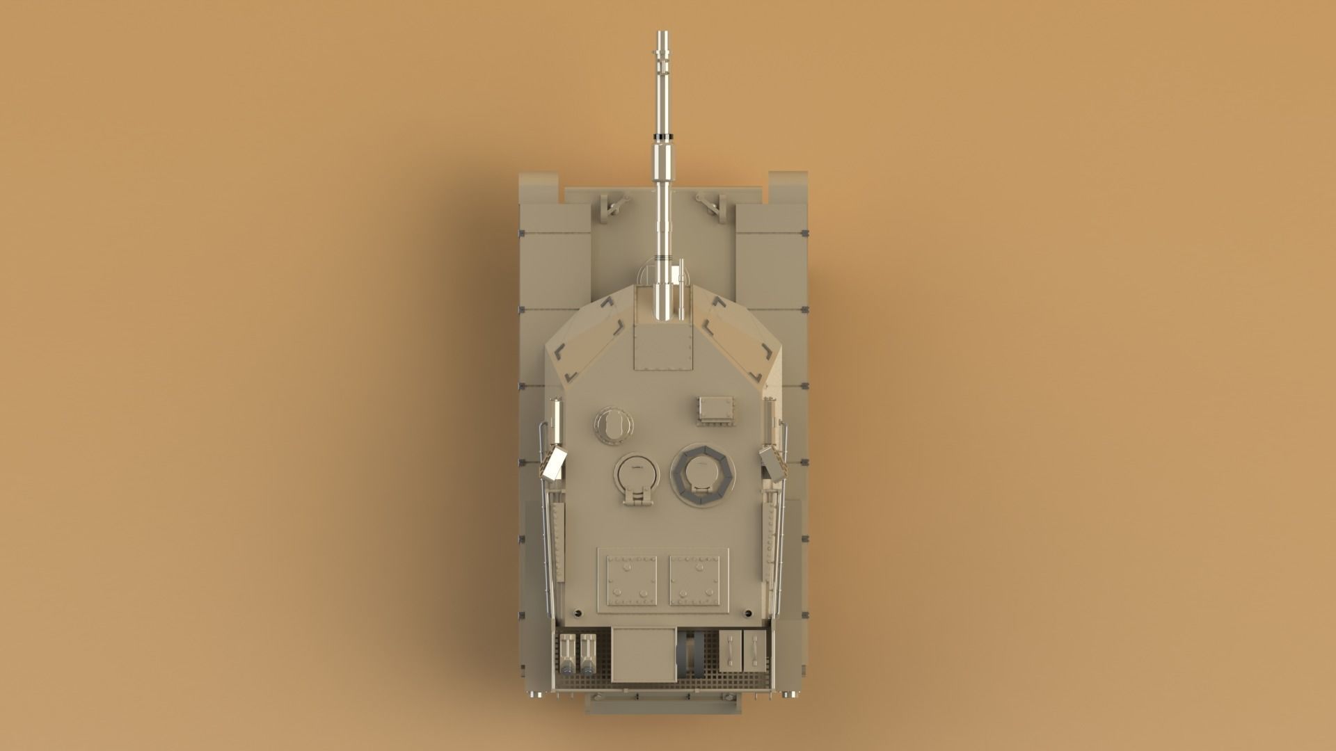 M1 Abrams Tank 3D print model_8