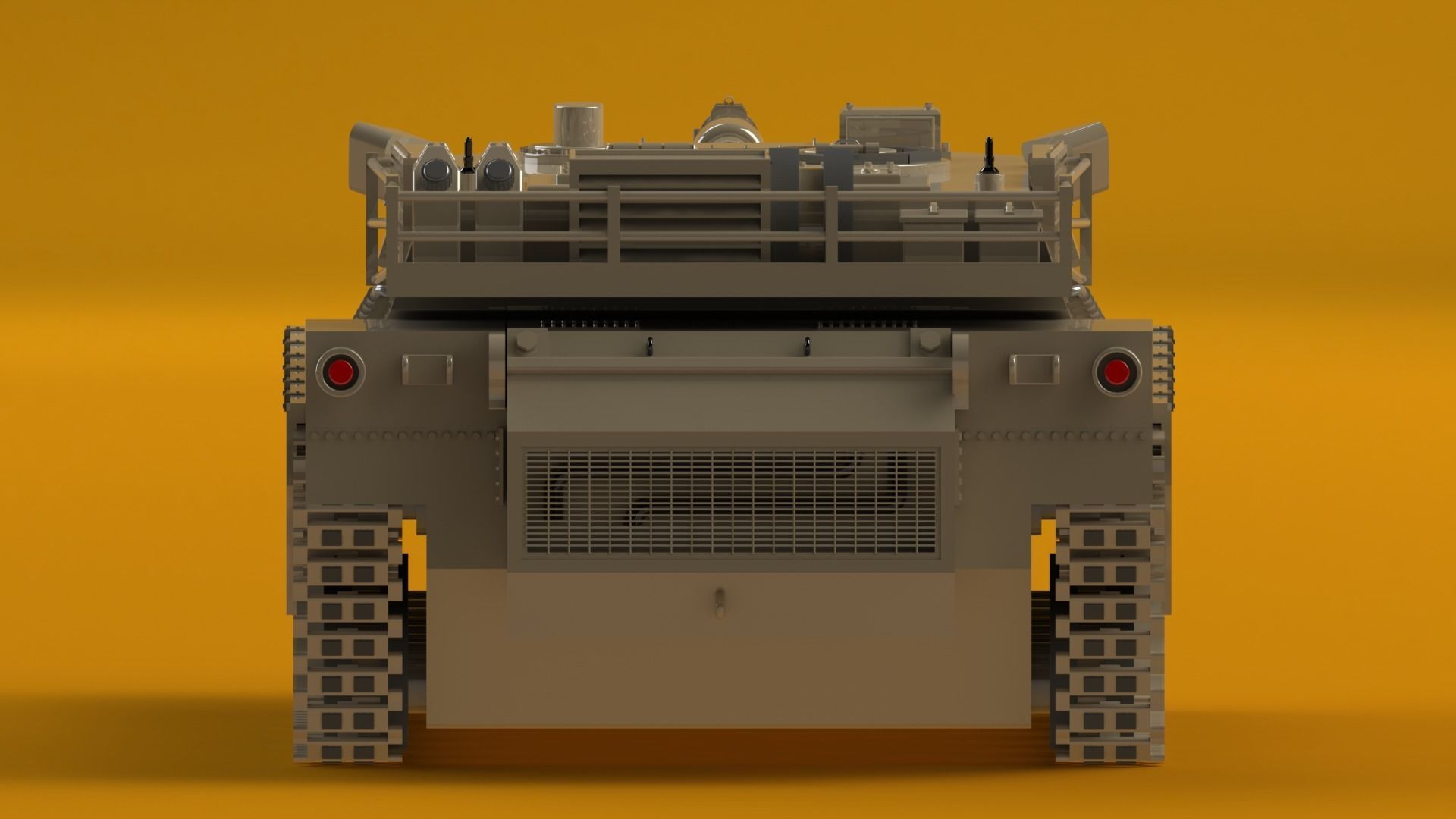 M1 Abrams Tank 3D print model_10