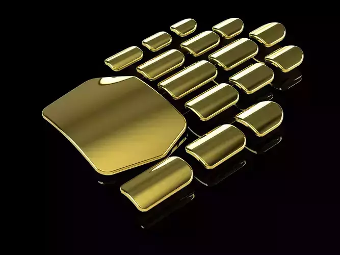Daft Punk Gloves 3D print model