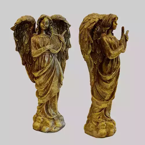Golden Angel Statuette
