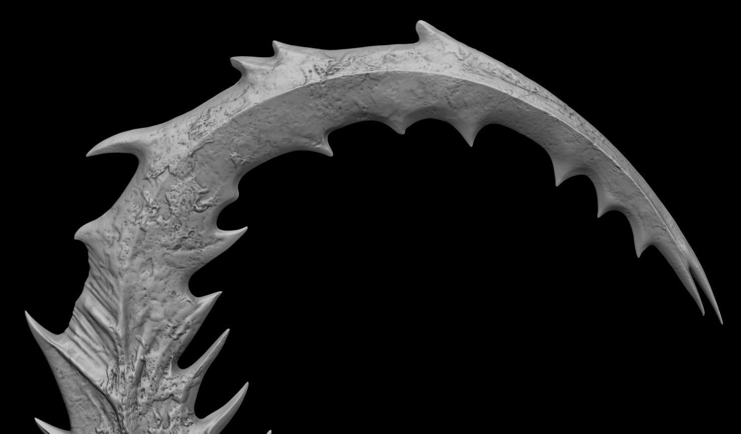 3D PRINTABLE NOOB SAIBOT SCYTHE FOR LIFE SIZE PROPS - MK 11 3D print model_9