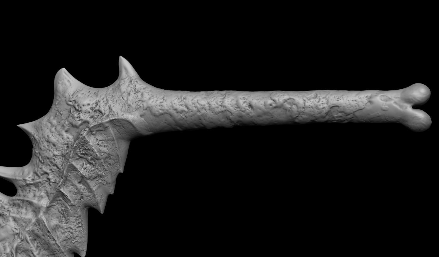 3D PRINTABLE NOOB SAIBOT SCYTHE FOR LIFE SIZE PROPS - MK 11 3D print model_13