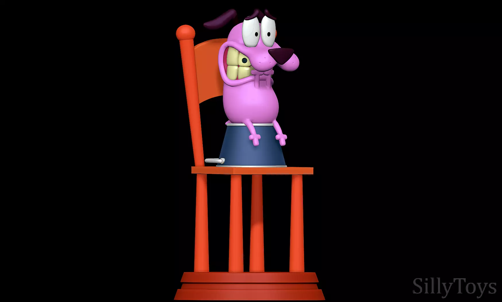 Courage the Cowardly Dog 3D print model
