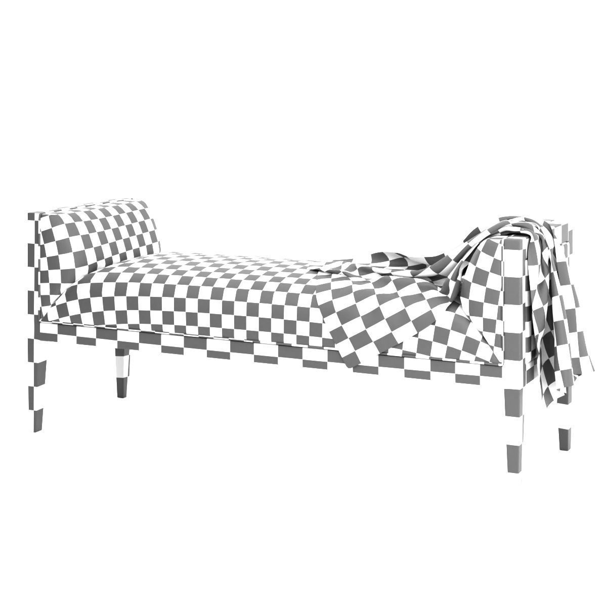 Dane Bench 3D model_2