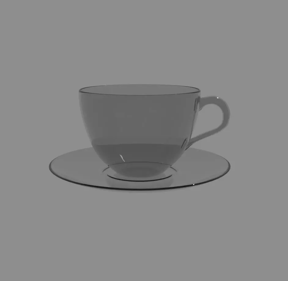 Coffee Glass 3D model_0
