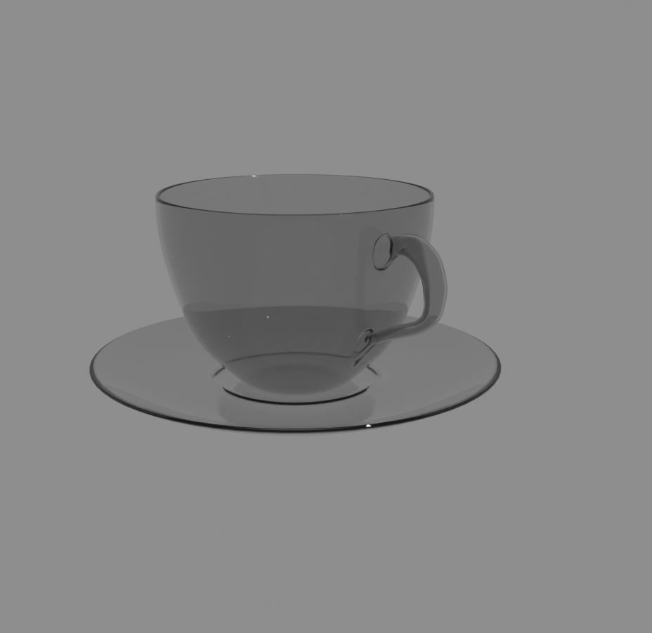 Coffee Glass 3D model_2