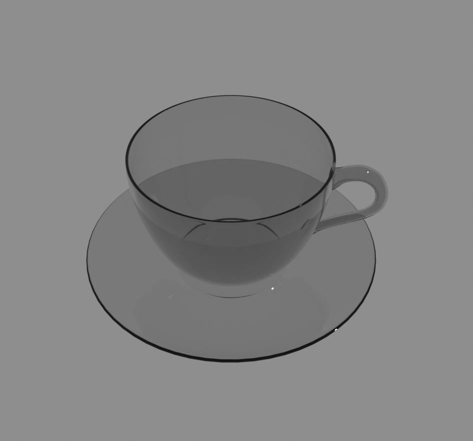 Coffee Glass 3D model_3