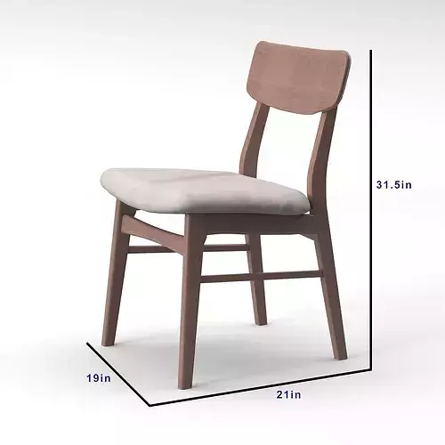 Dining Chair 3D model 7