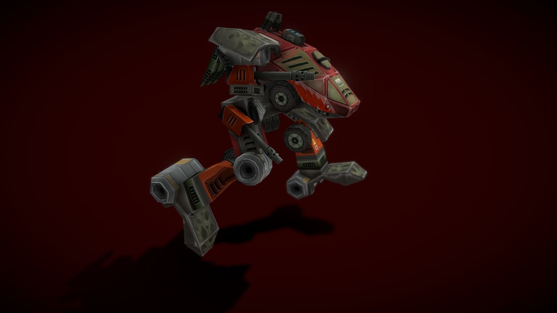 V5 Robot GB Low-poly 3D model_10