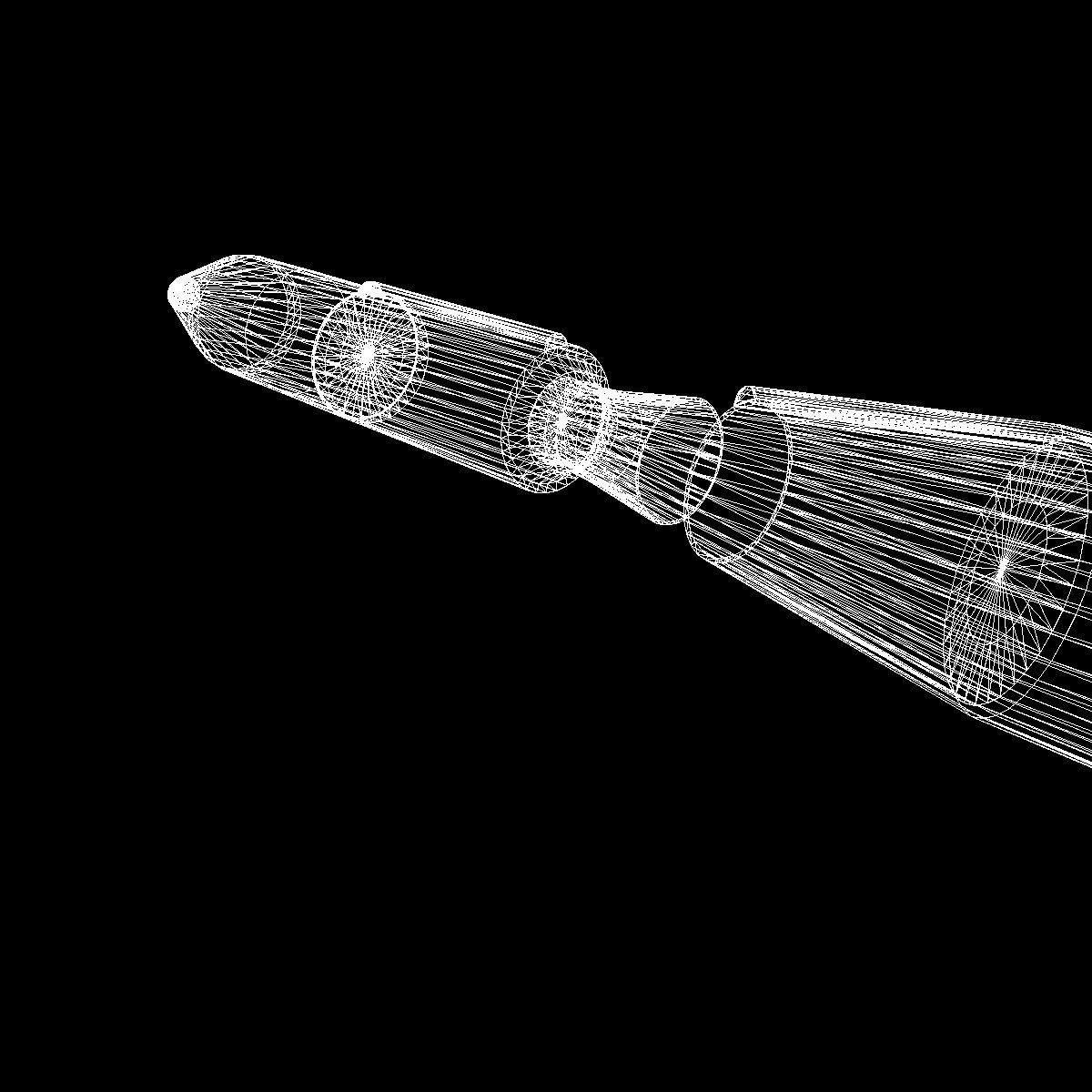 Blue Scout Jr Rocket 3D model_22