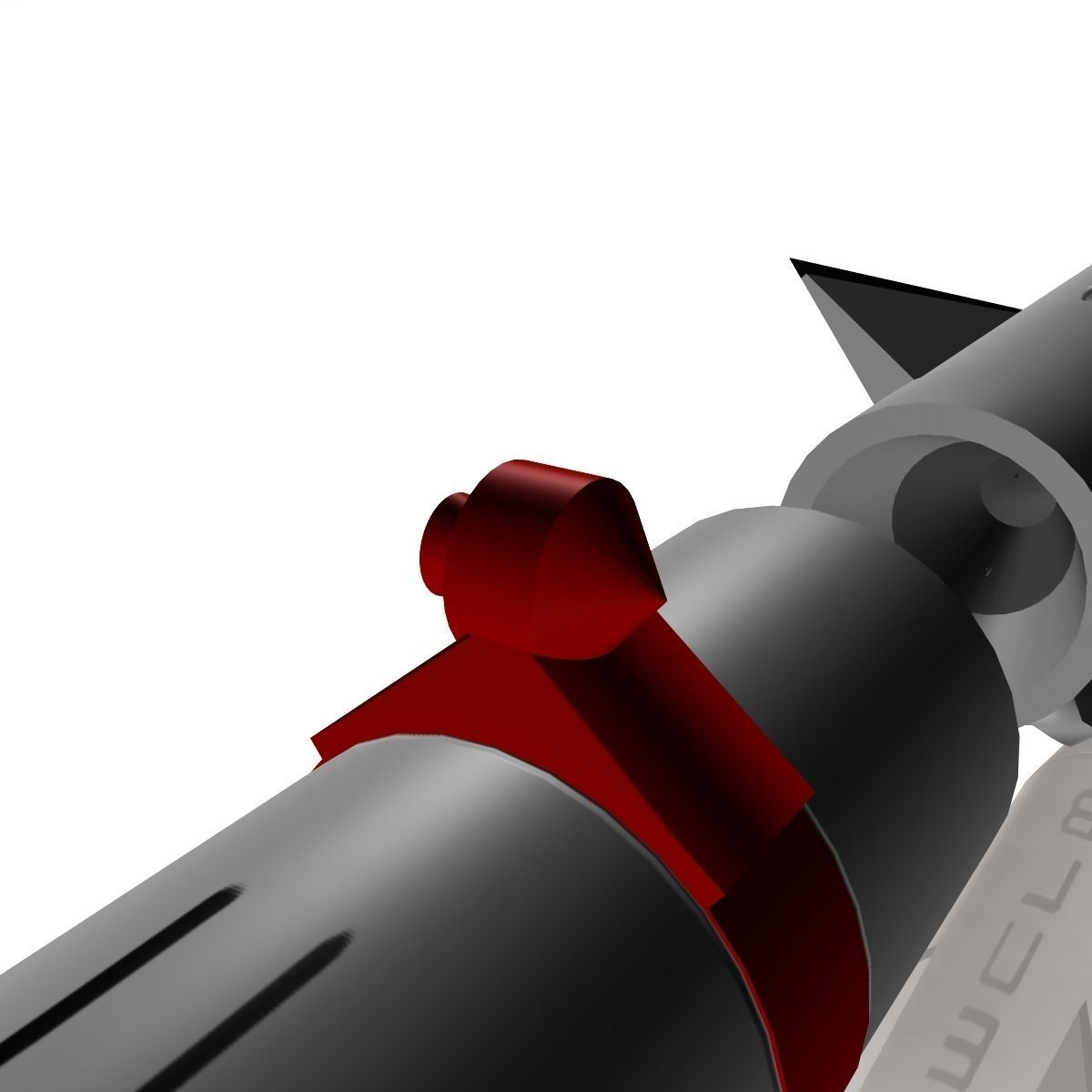 Blue Scout Jr Rocket 3D model_6