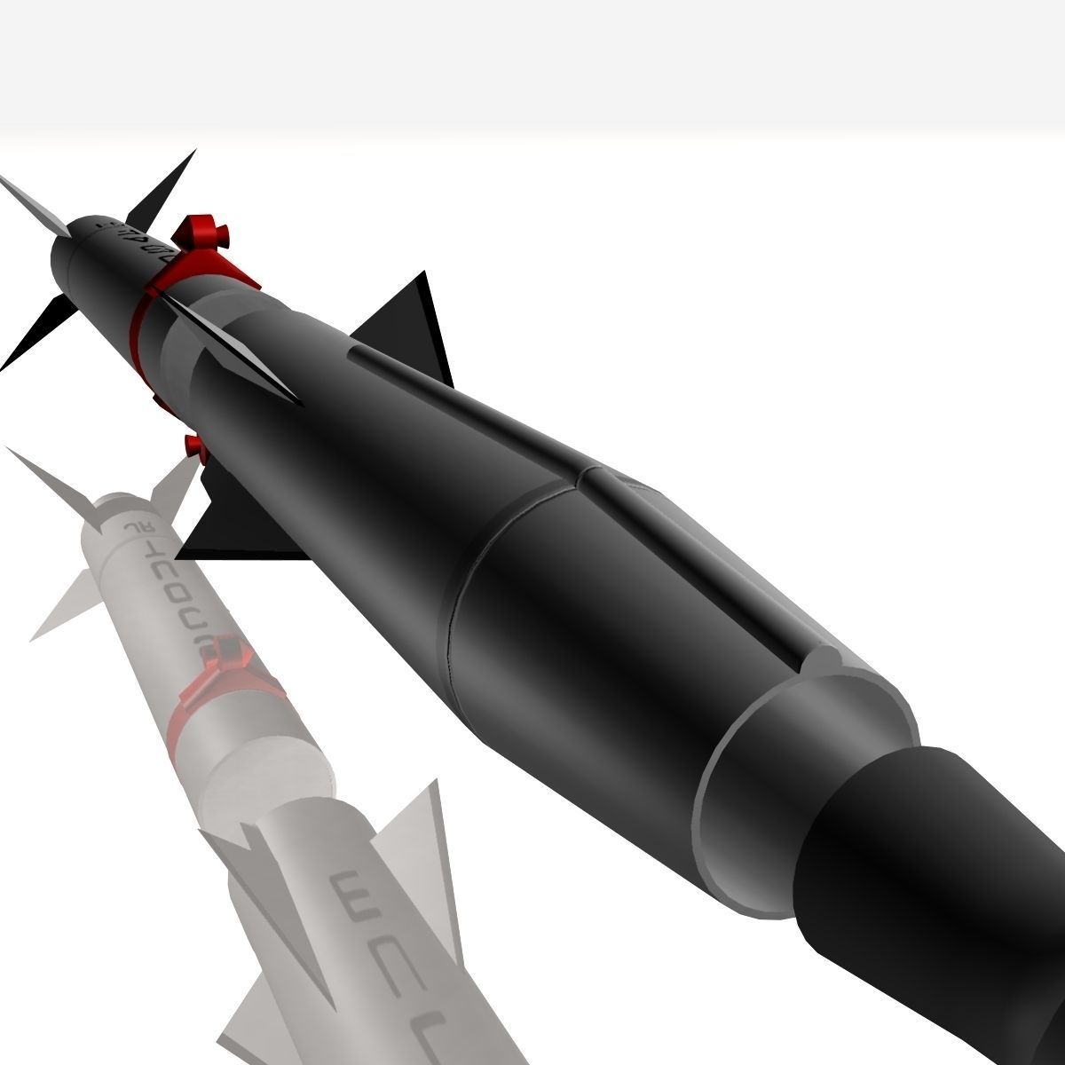 Blue Scout Jr Rocket 3D model_11