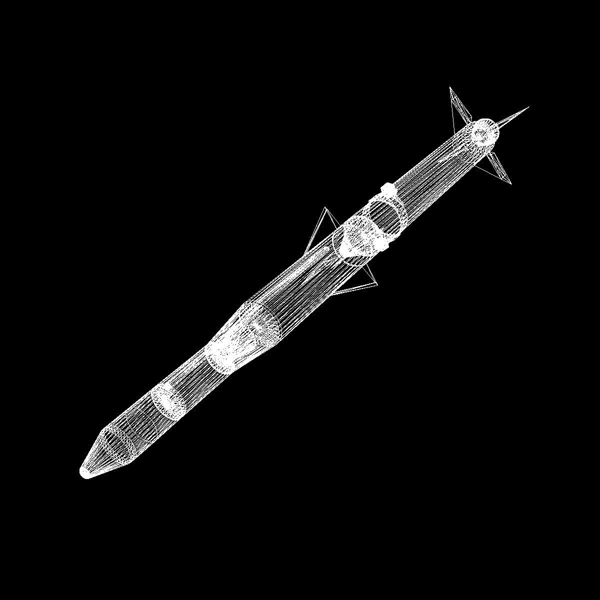 Blue Scout Jr Rocket 3D model_20