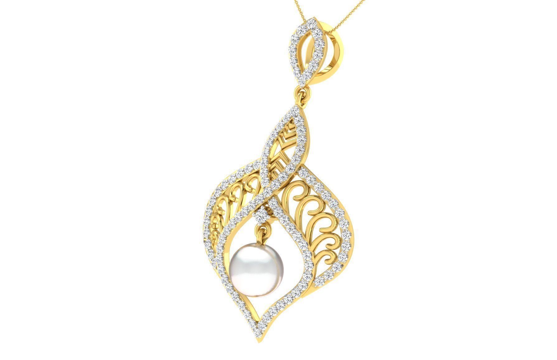 Pendant Earring Set 3dm STL OBJ FBX Render Details 3D print model_9